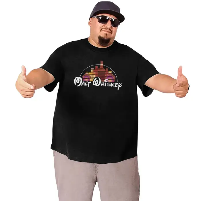 T-shirt à Manches Courtes et Col Ras du Cou pour Homme