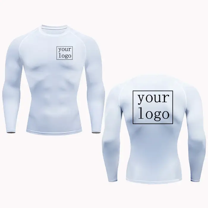 T-shirt de compression personnalisé pour hommes et femmes