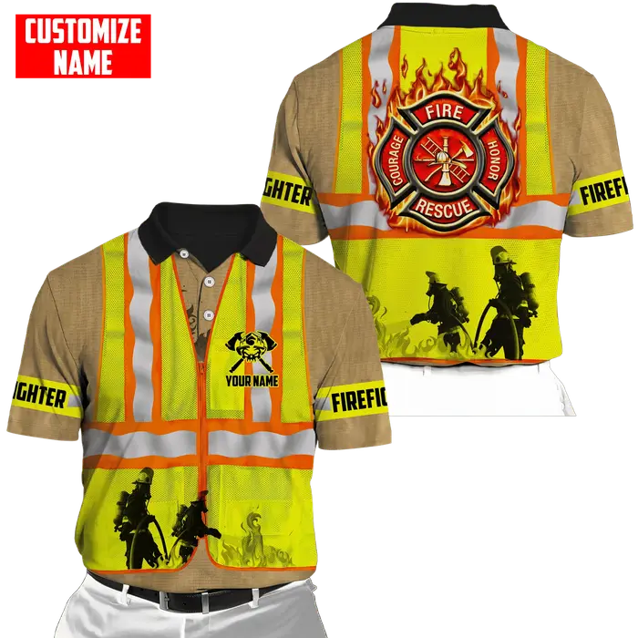 Polo à Manches Courtes avec Nom Personnalisé pour Homme