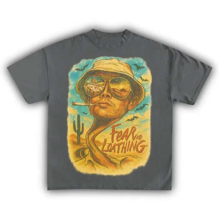 T-shirt de comédie rétro des années 90 Fear and Loathing in Las Vegas pour hommes et femmes
