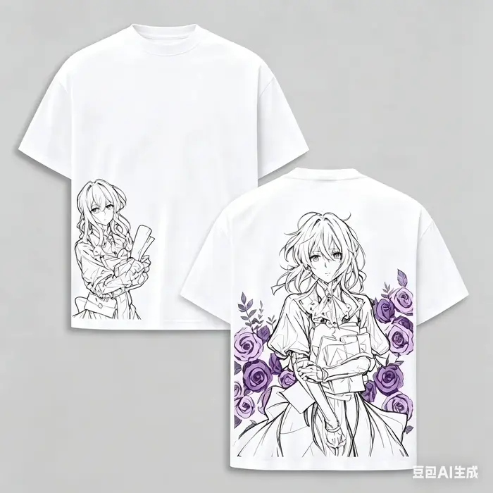 T-shirt Anime Violet Evergarden