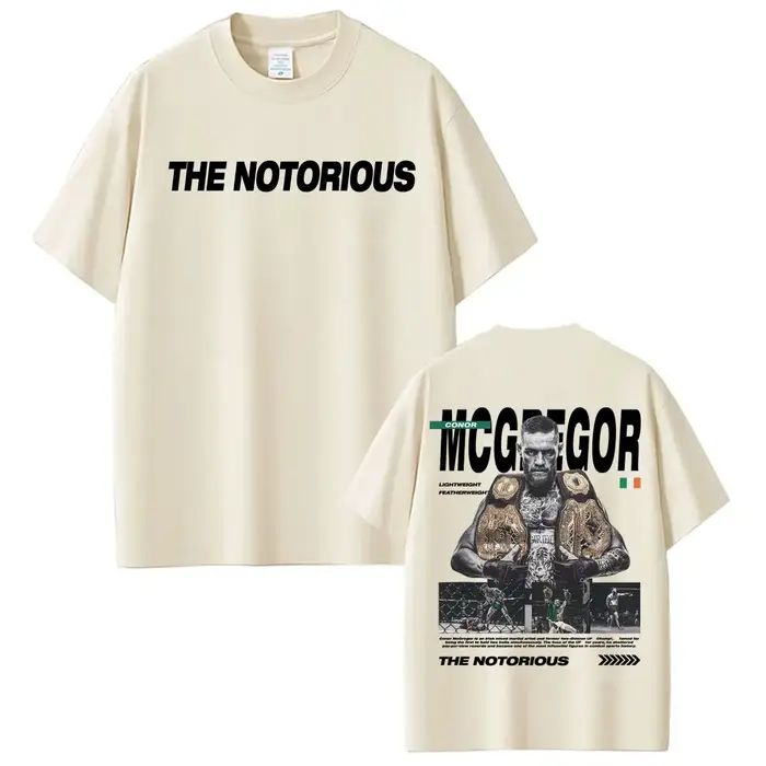 T-shirt The Notorious Conor McGregor Merch pour hommes
