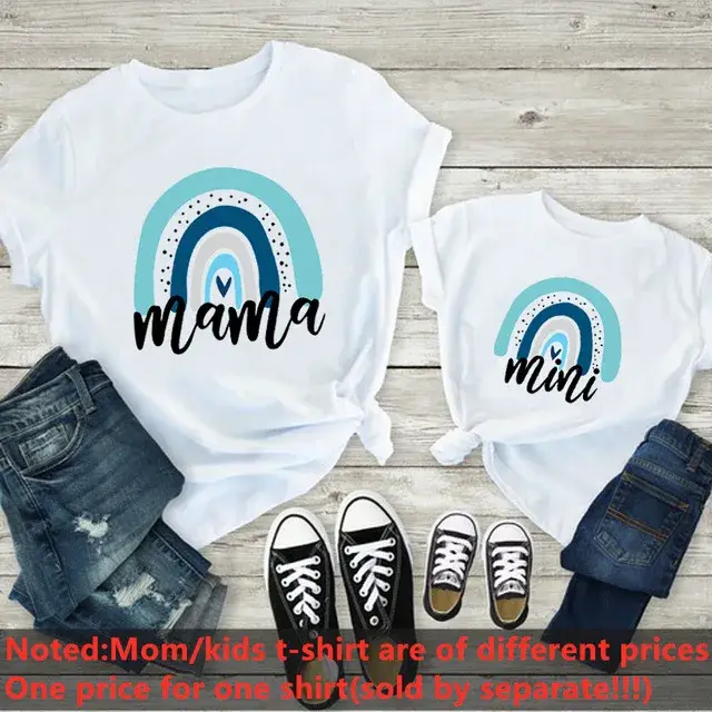 T-shirt de princesse pour mère et fille