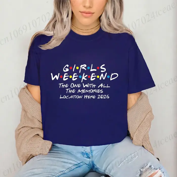 T-shirt pour filles pour le week-end