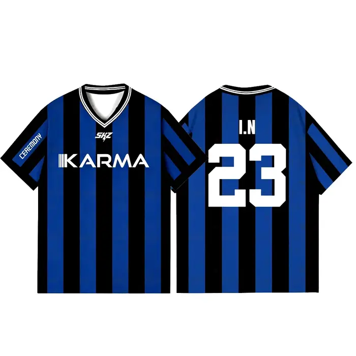 T-shirt Streetwear Ample à Manches Courtes pour Fans de l'Album KPOP Stay KARMA 2026 – FELIX