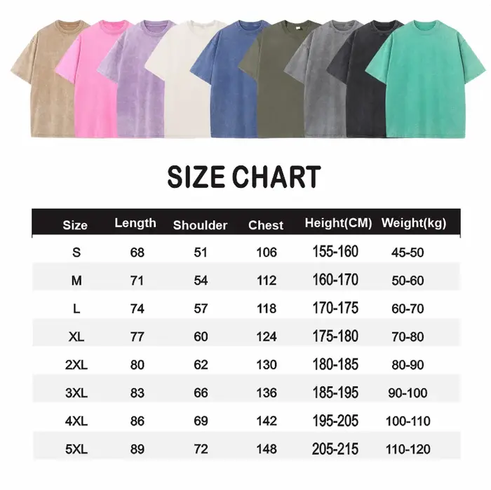 T-shirt personnalisé LOGO brodé imprimé rue Hip Hop 100% coton surdimensionné lavé