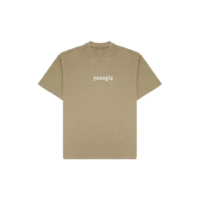 YA hommes surdimensionné jachère T-Shirt été nouveau sport Fitness coton col rond manches courtes Jo