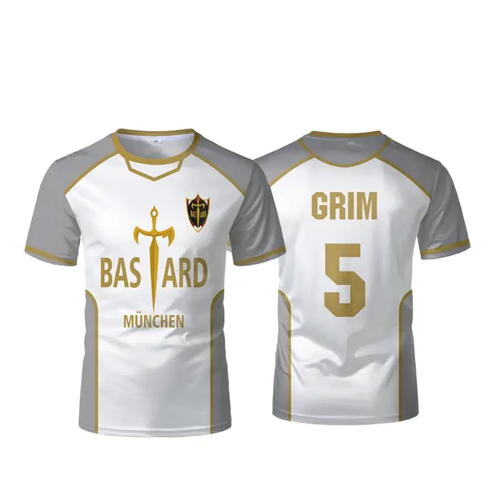 Nouveau maillot de football Blue Lock Anime Bastard München 2025 pour homme