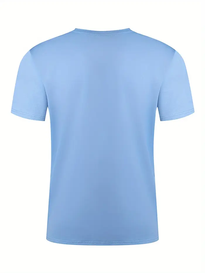 T-shirt à manches courtes et col rond pour hommes, 100% pur coton, coupe ample, décontracté, grande