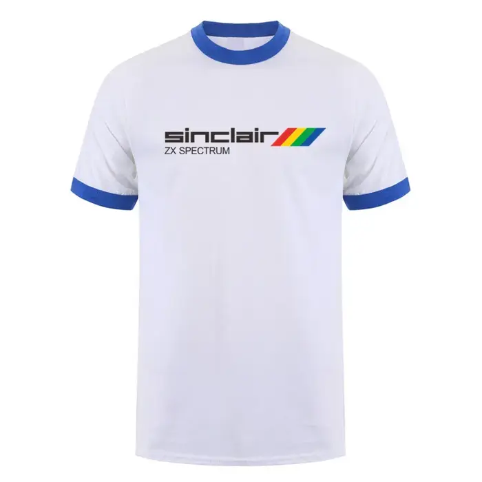 Sinclair Zx spectre T-shirt hauts été à manches courtes coton homme Sinclair Zx spectre T-shirt homm