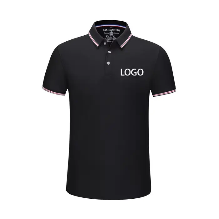 Polos d'été pour hommes et femmes, Logo personnalisé brodé imprimé, vêtements en Polyester, Design d