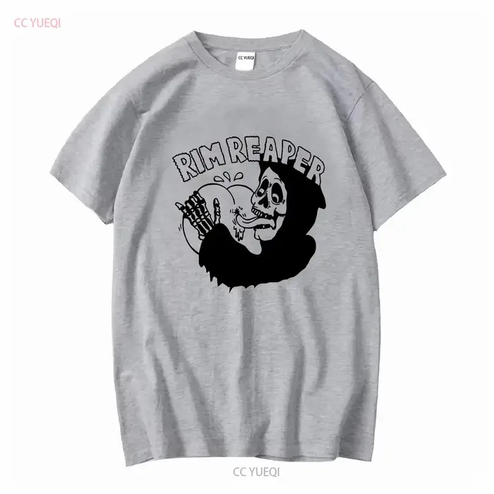 RIM REAPER T SHIRT moto hors-la-loi motard vintage lavé streetwear vêtements de créateurs mode élégante légèrement graphique