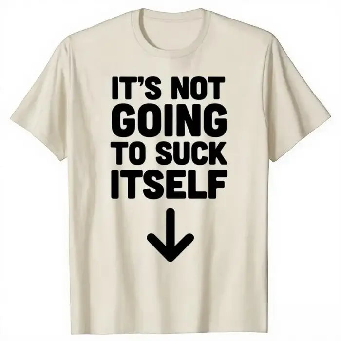 C'est intéressant que ça n'arrive pas à lui-même : T-shirt humoristique pour adultes