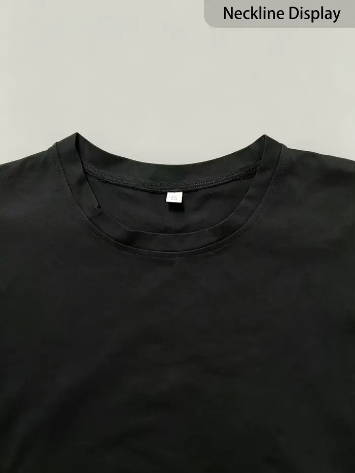 Robe t-shirt noire surdimensionnée pour femme avec imprimé arrière homard rouge accrocheur