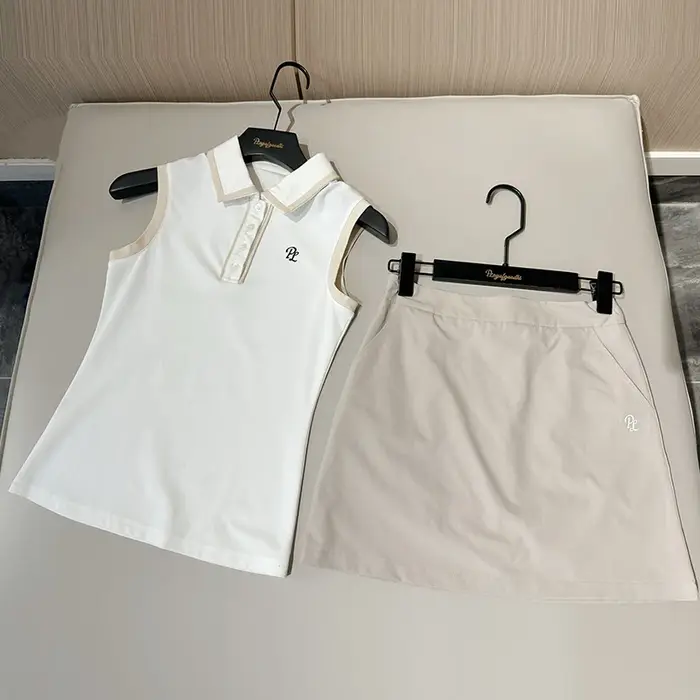 Nouveau débardeur de golf sans manches pour femme