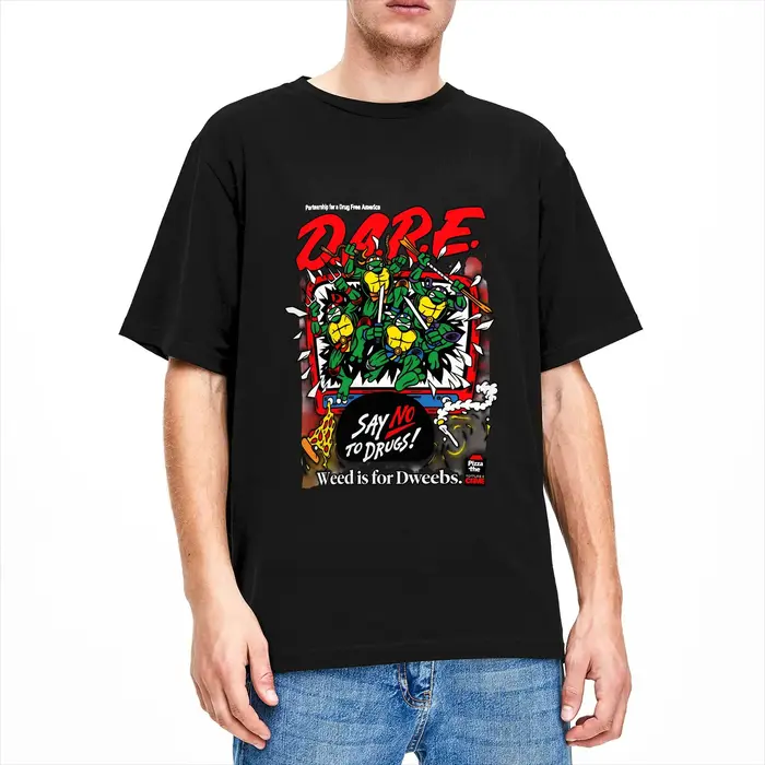 TMNT D.A.R.E. T-shirt Just Say No pour hommes