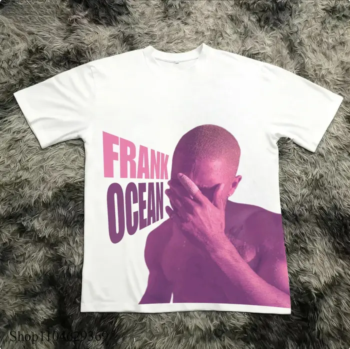 T-shirt graphique rétro du rappeur Frank