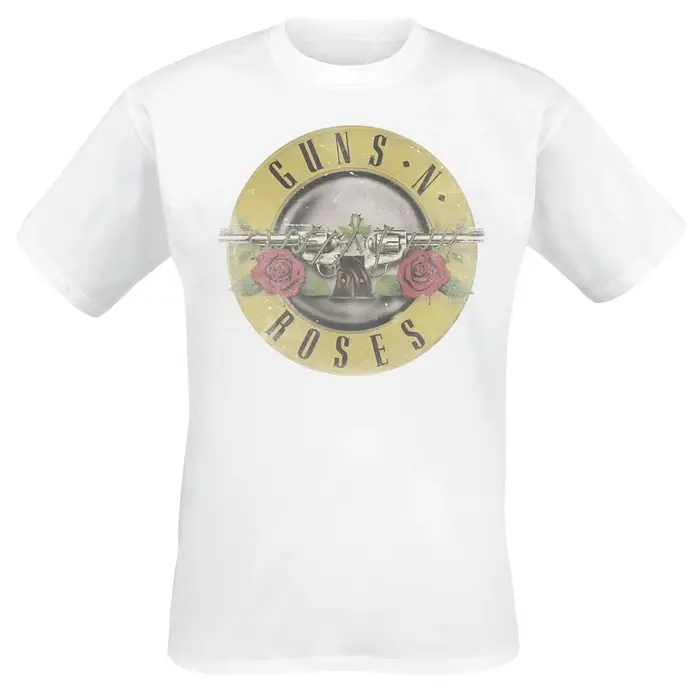 T-shirt Guns N' Roses 2026 pour hommes et femmes, t-shirt graphique de groupe de rock métal, coton,