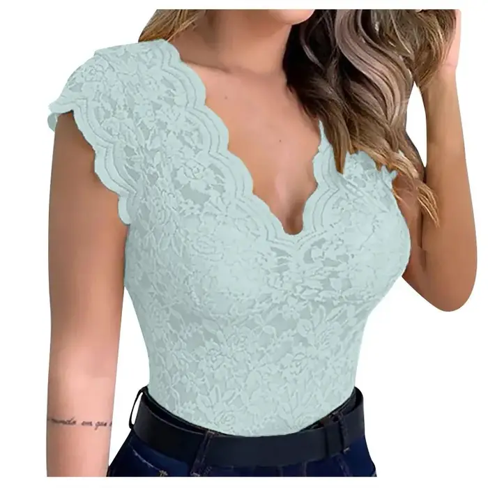 Nouveaux débardeurs pour femmes, débardeur sexy en dentelle à col en V pour l'été, sous-vêtement, bralette couleur bonbon, lingerie féminine en dentelle