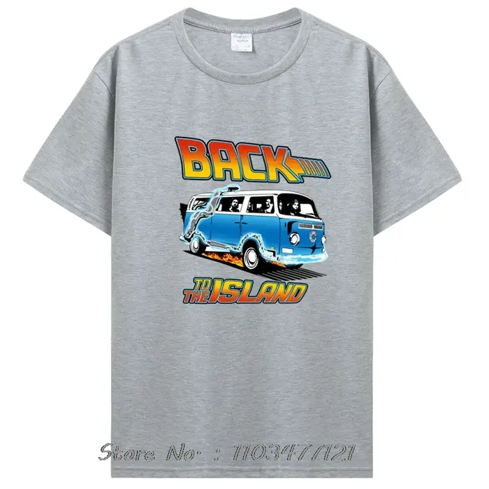 Retour vers l'île Spoof T-Shirt classique vêtements pour hommes