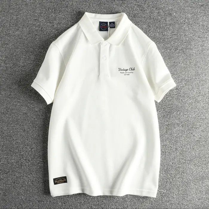 Polo à manches courtes pour hommes
