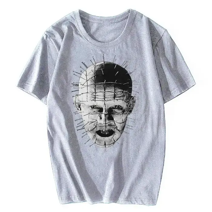 Hellraiser-film Pinhead-Close T-shirt-marque col rond mode décontracté haute qualité impression T-shirt