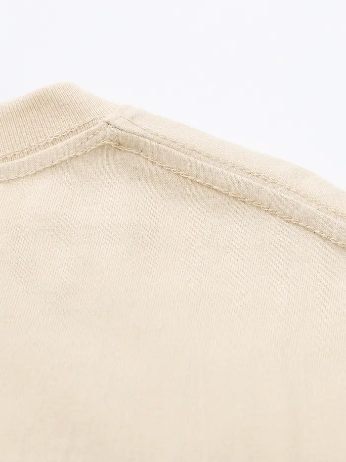 T-Shirt col rond en coton pour femmes