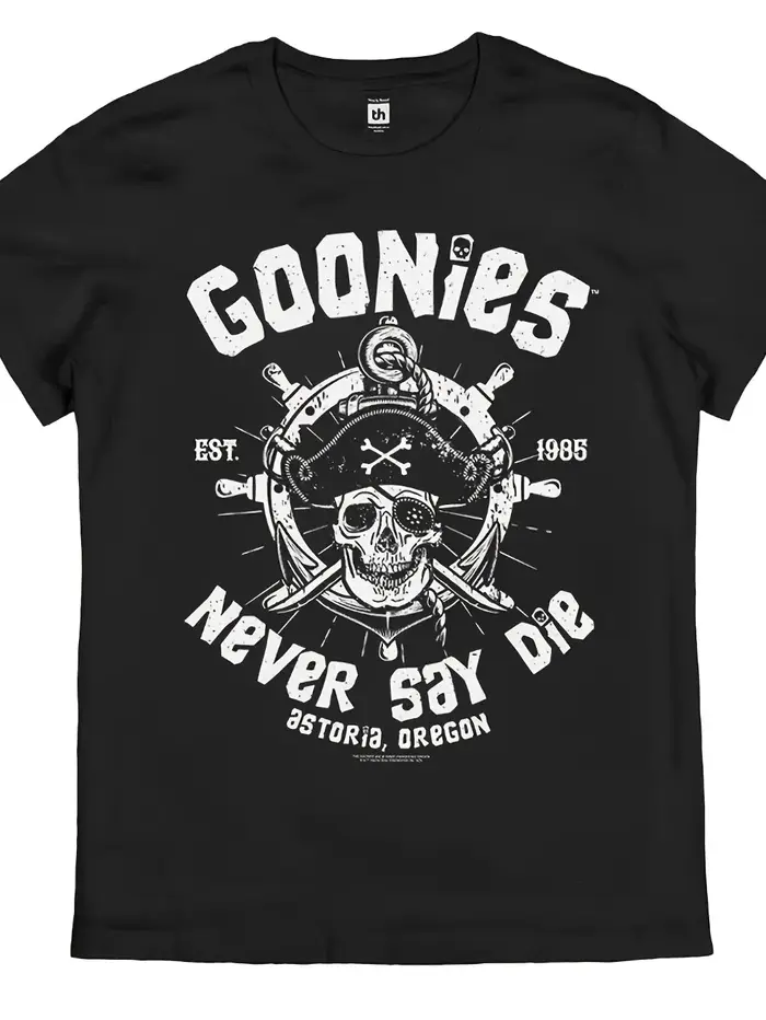 Goonies Never Say Die T-Shirt rétro pour hommes