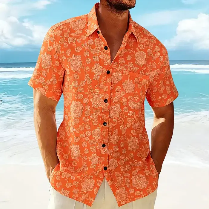 Chemise Hawaïenne d'Été 2026 pour Homme – Légère