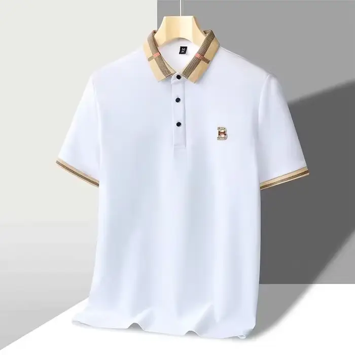 Polo à manches courtes de marque de luxe pour hommes
