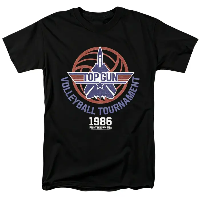 T-shirt imprimé Top Gun pour hommes et femmes