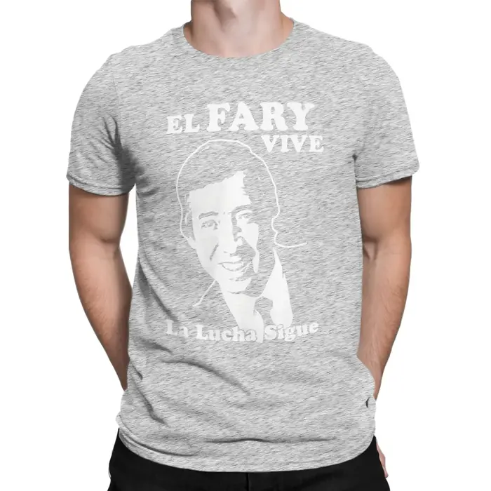 T-shirt surdimensionné d'été avec portrait du chanteur espagnol El Fary