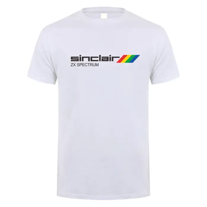Sinclair Zx spectre T-shirt hauts été à manches courtes coton homme