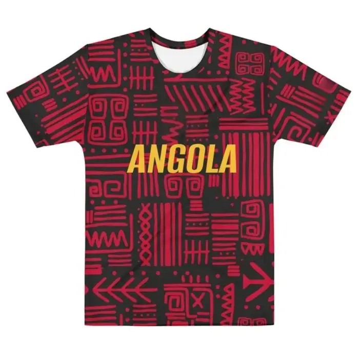 T-shirt patriotique Angola pour hommes et femmes