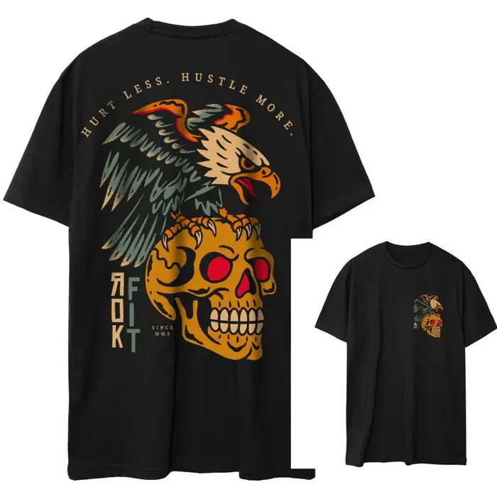 T-shirt RokFit 'Dare To Fail' Street Tee _ Streetwear de haute qualité, style unisexe haut de gamme 