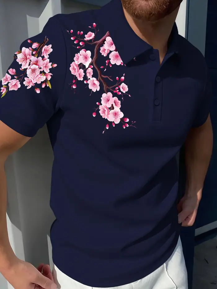 Polo imprimé pour homme