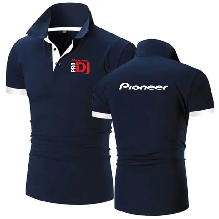 Polo Homme Homme DJ Pioneer PRO Manches Courtes Sportif Été Y-Jgreeting Taille S-8XL