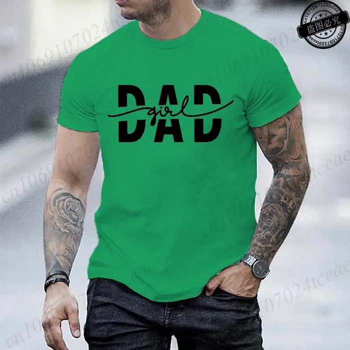 T-shirt imprimé « Dad Girl » pour homme – T-shirts graphiques « Dad