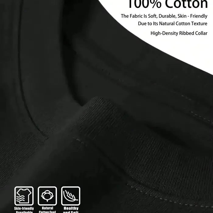 T-shirt à manches courtes et col rond pour hommes