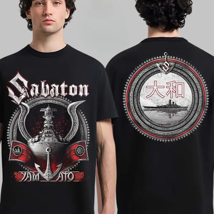 T-shirt unisexe Sabaton en coton 2026