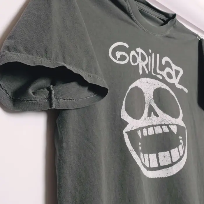 T-shirt à manches courtes imprimé Gorillaz – Style alternative