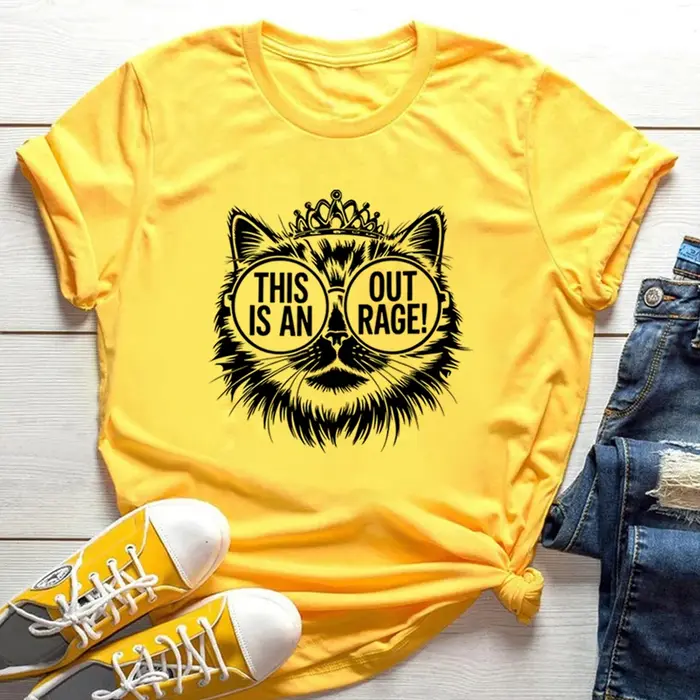 T-shirt Princess Donut « This Is An OUTRAGE » – Dungeon Crawler Carl Goddammit