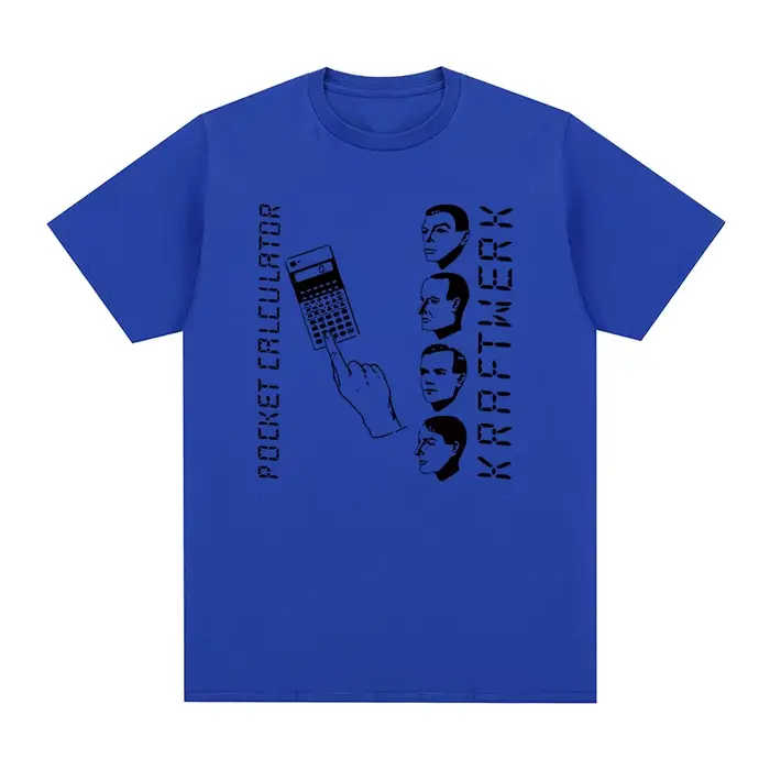 Kraftwerk Vintage T-shirt électronique Krautrock coton hommes T-shirt nouveau T-shirt femmes hauts