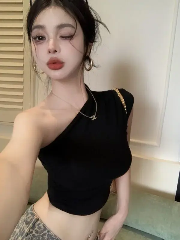 Haut court femme gymnastique femmes plaine basique doux ajustement noir Sport blanc Style ample Simple Y2k motif tenue Design Cool Gf