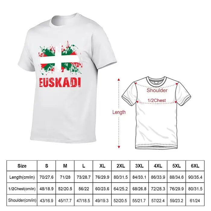 Pays basques et Euskadi pour les amateurs de pays basques T-Shirt homme T-Shirt coton T-Shirt