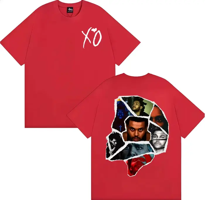 T-shirts The Weeknd After Hours Til Dawn avec l'image de la couverture de l'album, pour hommes et fe