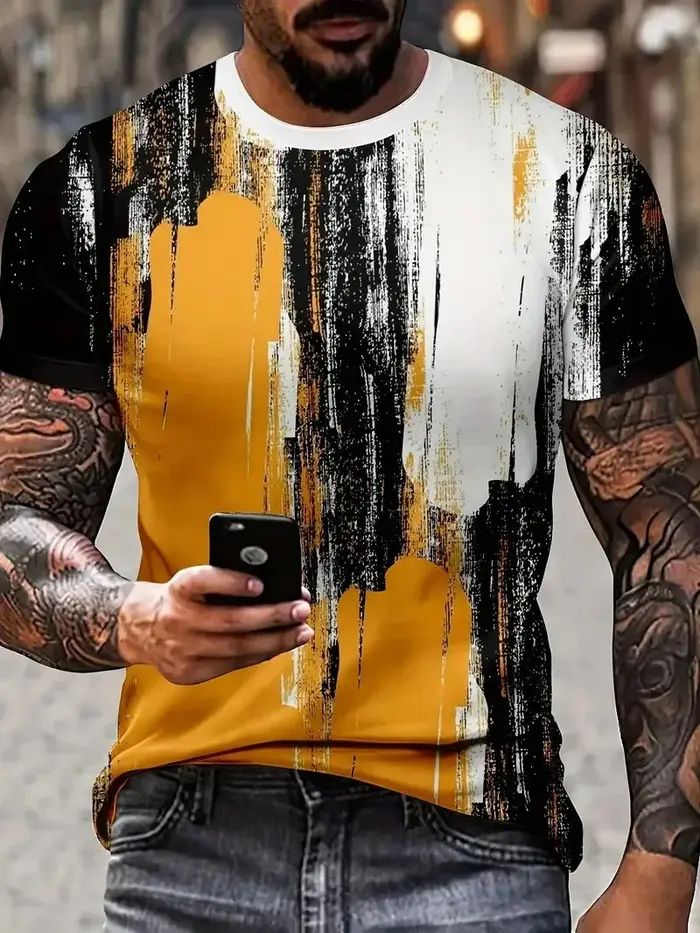 T-shirt imprimé Texaco Motor Oil pour hommes