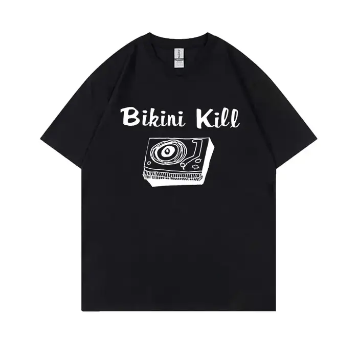 Bikini Kill Leave The World Behind T-shirt Punk Rock pour femme