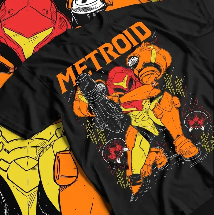 T-shirt de jeu électronique – T-shirt de jeu rétro adapté aux joueurs, haut d'été ample et à la mode