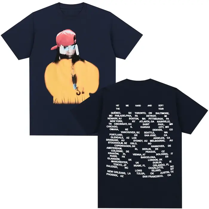 T-shirt Hit Me Hard and Soft Tour 2026 pour hommes et femmes